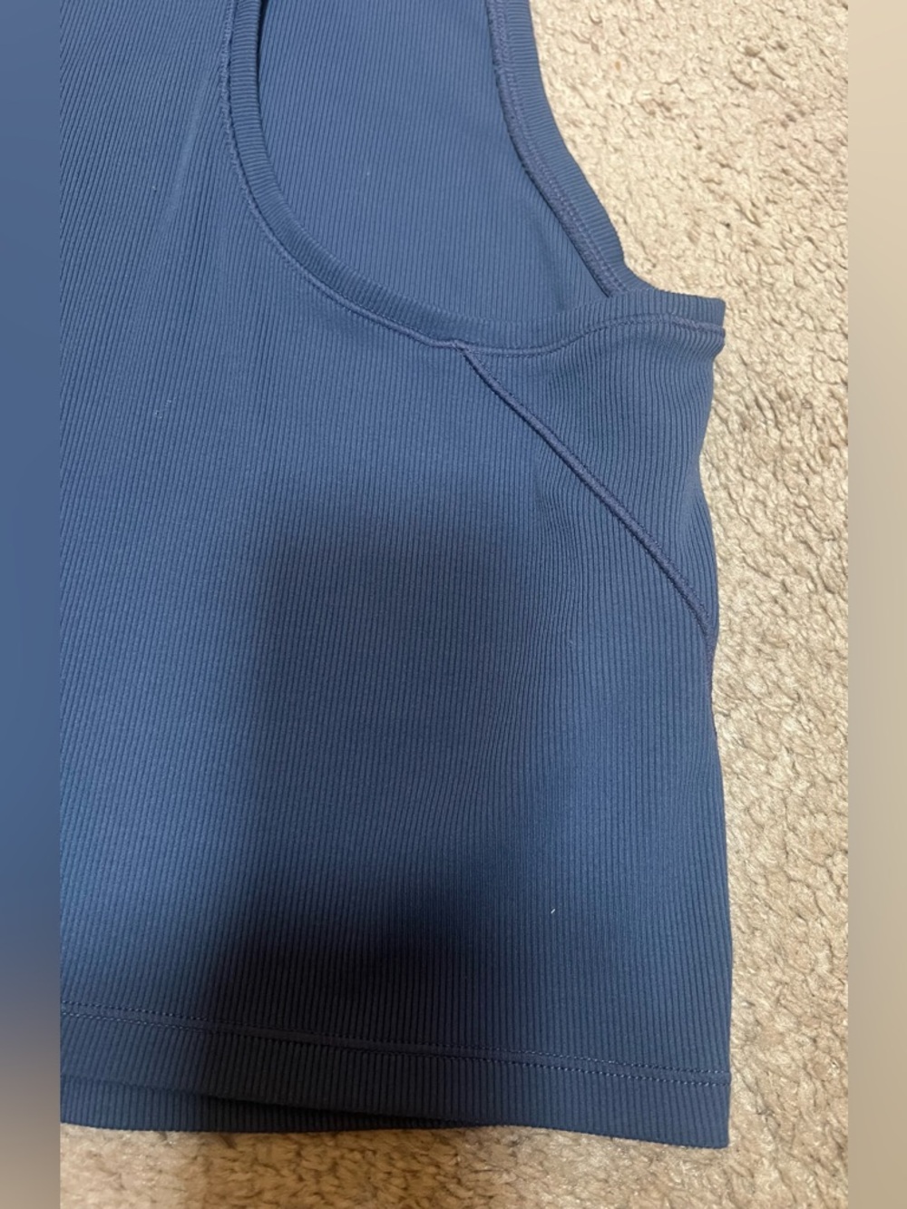 Athleta Salutation Ribbed Racerback Crop Tank - Picture 4 of 8